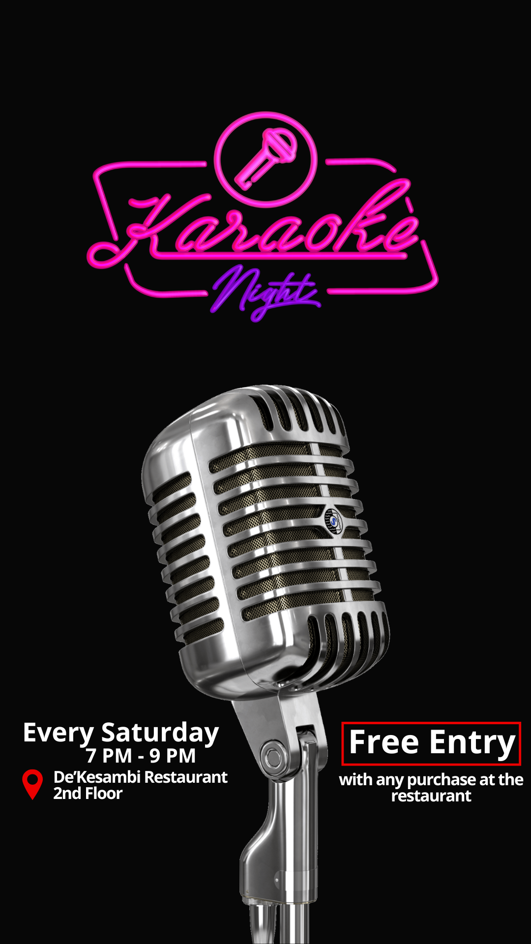 Every Monday & wednesday (9)